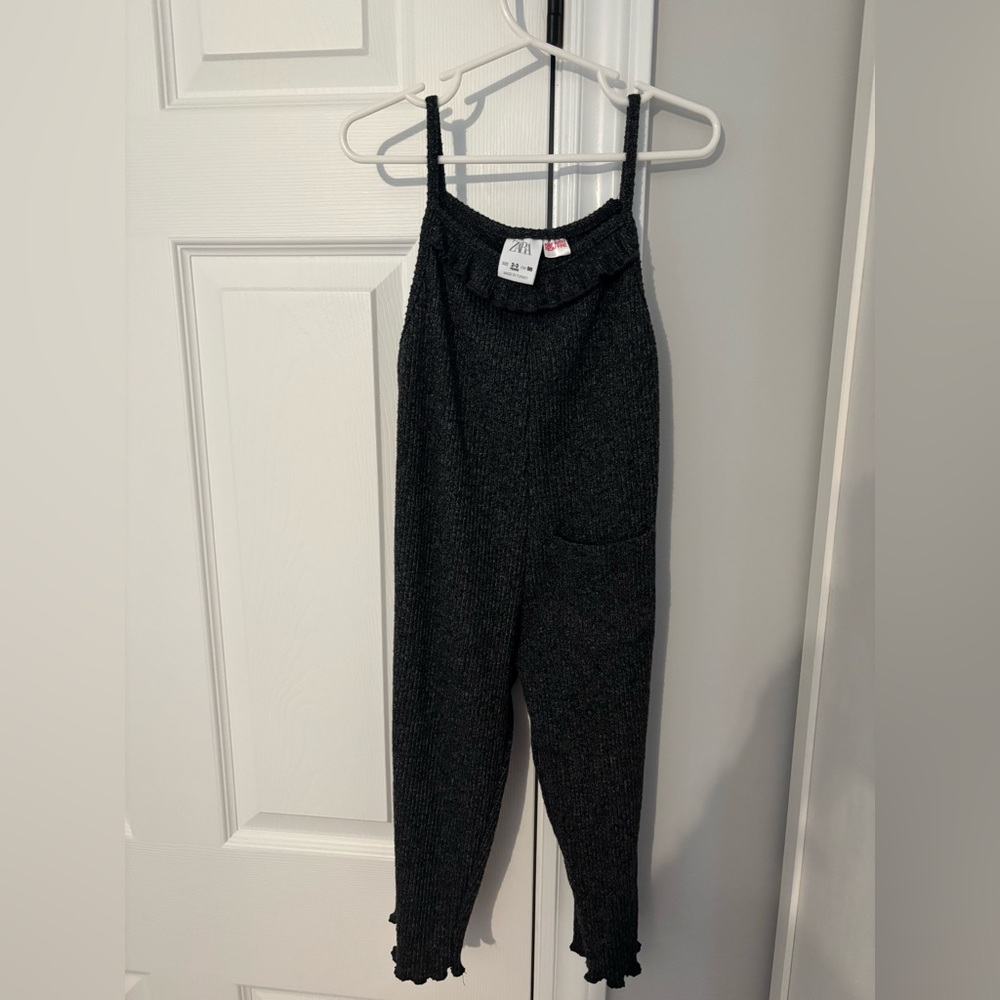 ZARA Jumpsuit with Ruffle Hem 2-3T